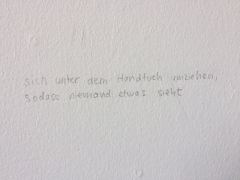 Notiz einer beobachteten Bewegung